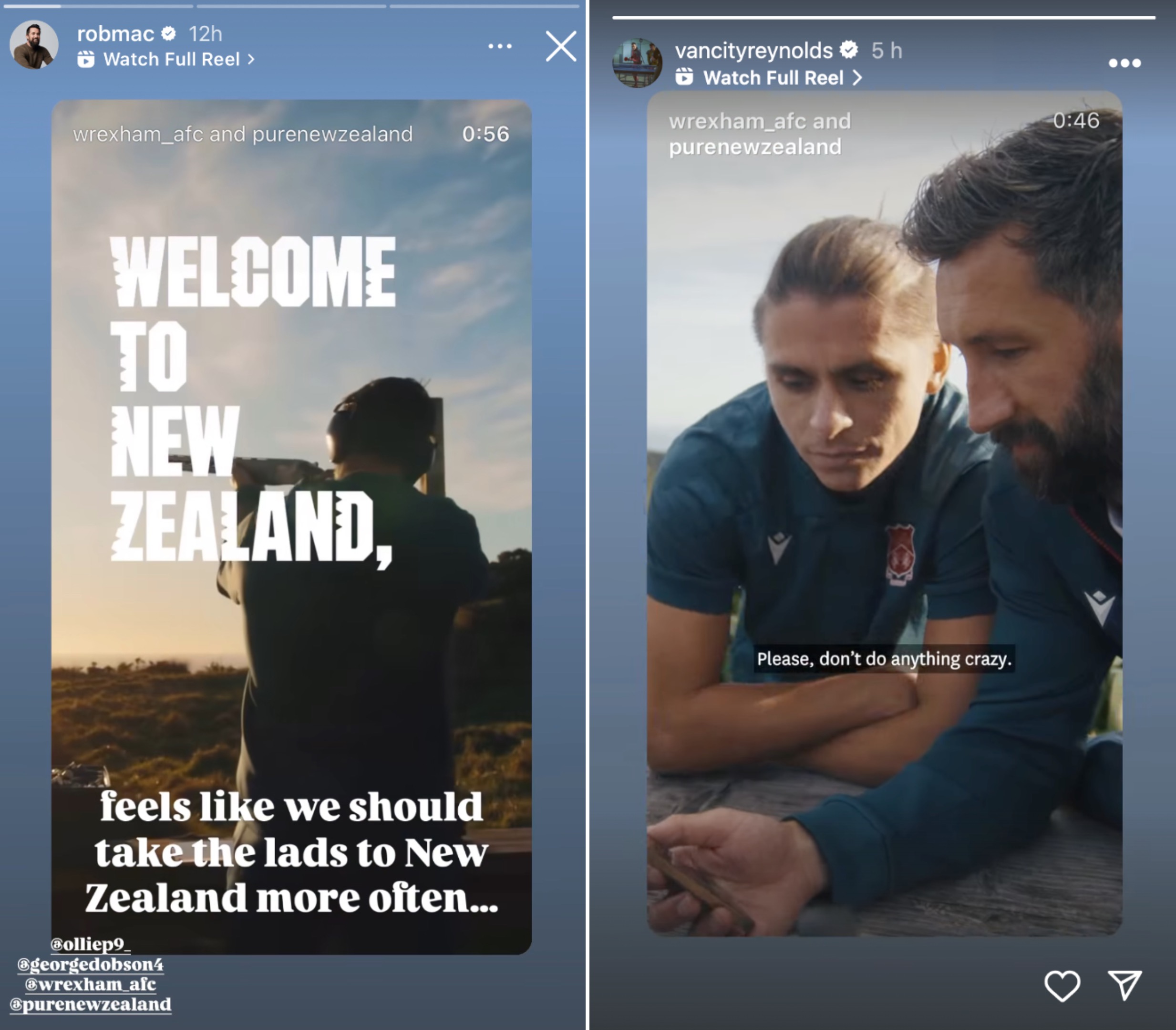 Tourism New Zealand billets Wrexham AFC across Aotearoa in new work via Pitchblack + Bad Magic
