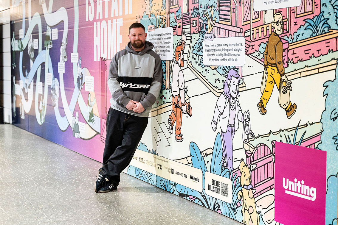 Uniting WA and KWP+Partners Perth launch powerful campaign for Homelessness Week