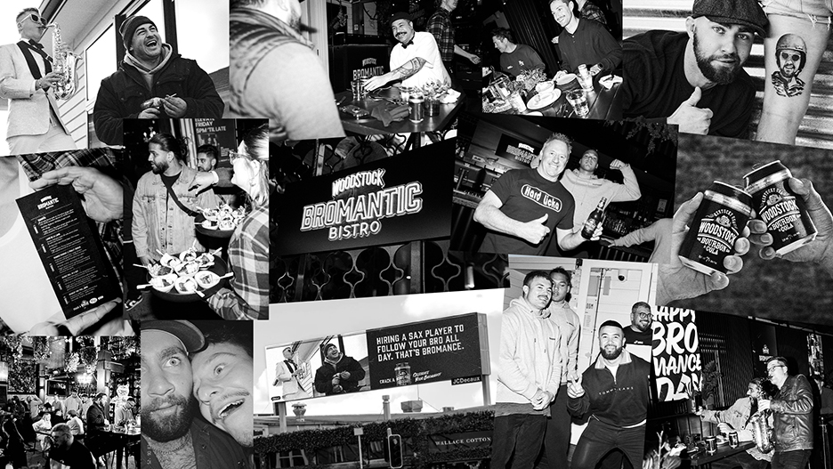 Woodstock and Droga5 ANZ team up to celebrate Kiwi bromance in new brand platform