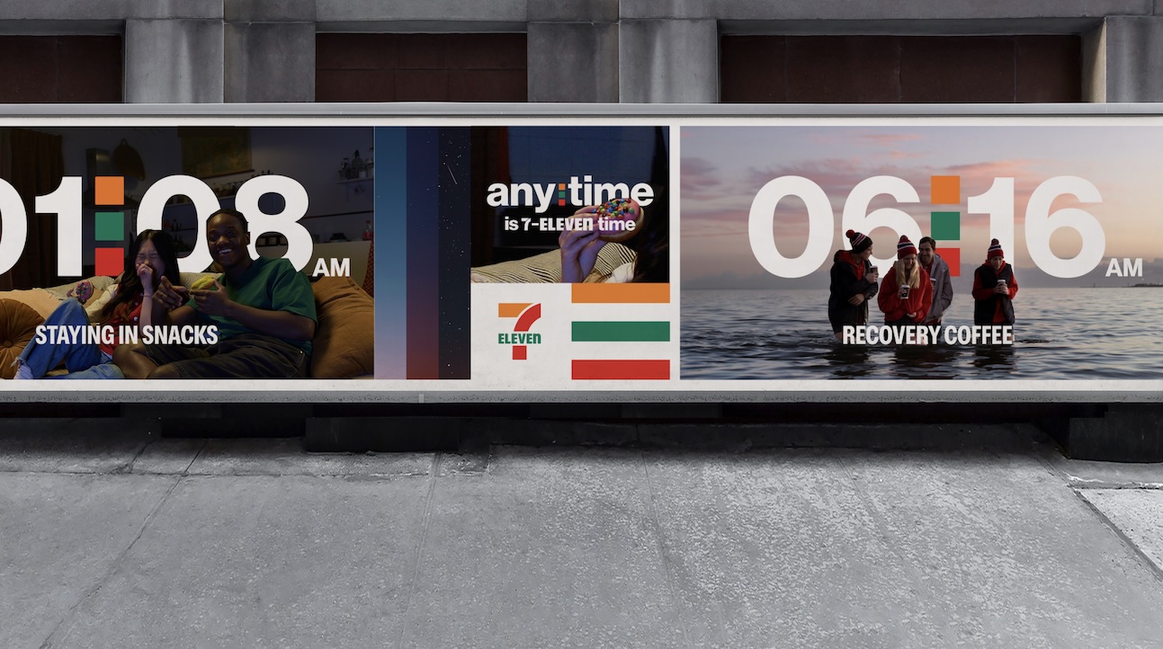 “Any:time is 7-Eleven time” in 7-Eleven Australia’s latest brand campaign via Clemenger BBDO