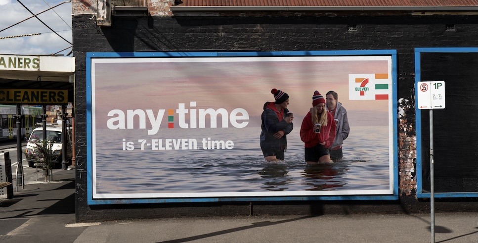 “Any:time is 7-Eleven time” in 7-Eleven Australia’s latest brand campaign via Clemenger BBDO
