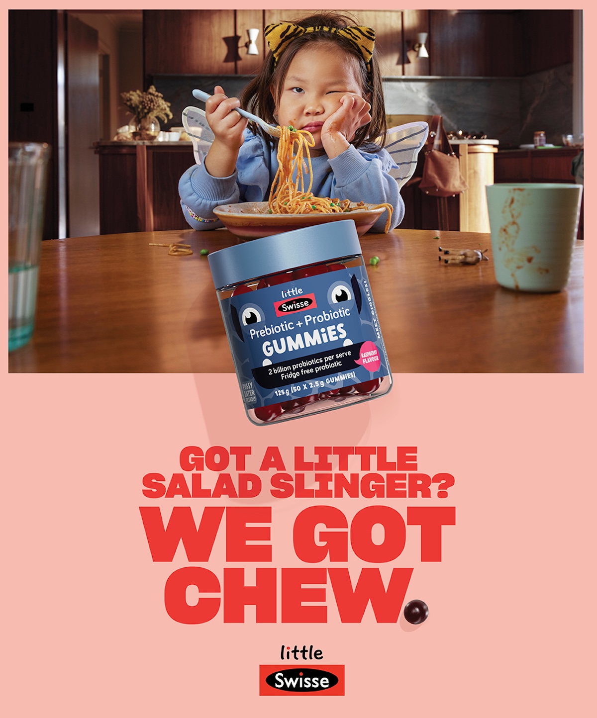 Swisse assures parents ‘We Got Chew’ in Little Swisse Kids campaign via Clemenger BBDO