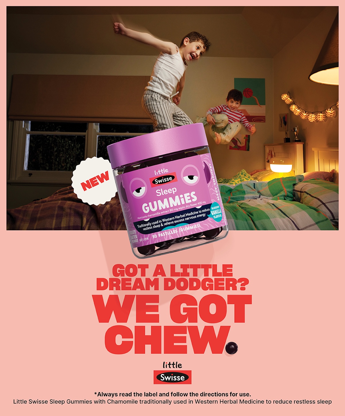 Swisse assures parents ‘We Got Chew’ in Little Swisse Kids campaign via Clemenger BBDO