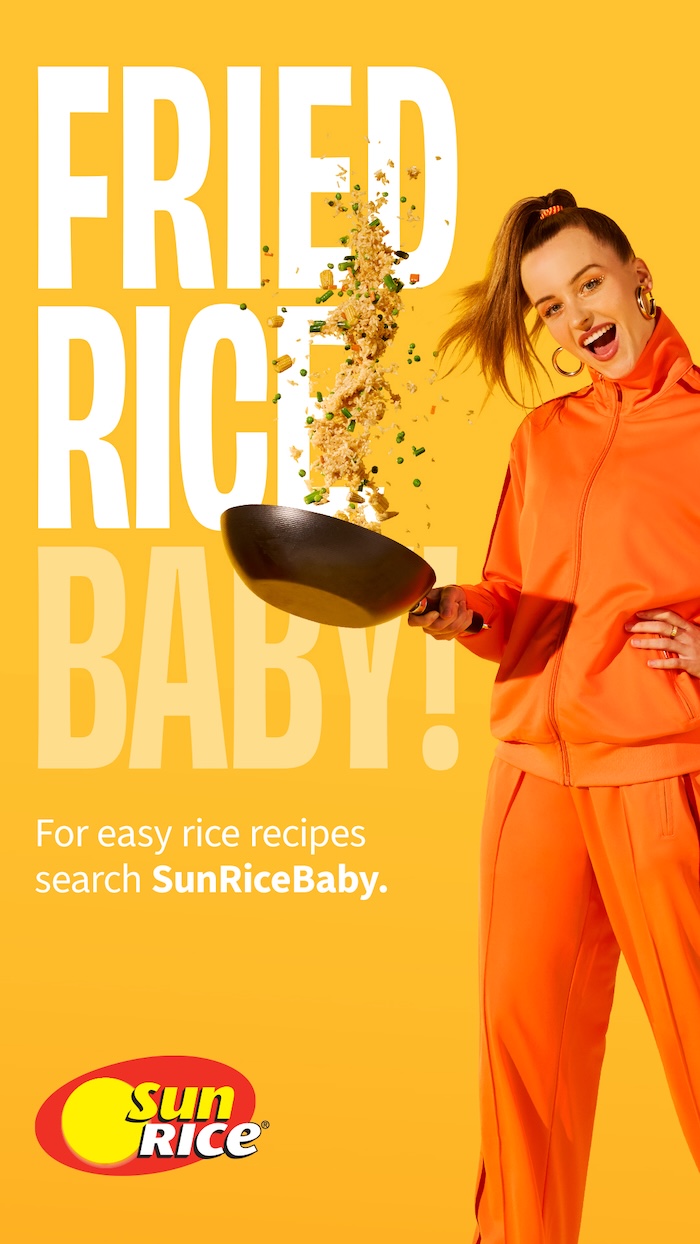 SunRice reimagines a classic 90s hit in new ‘SunRice Baby’ campaign via Bastion + Nunn Media