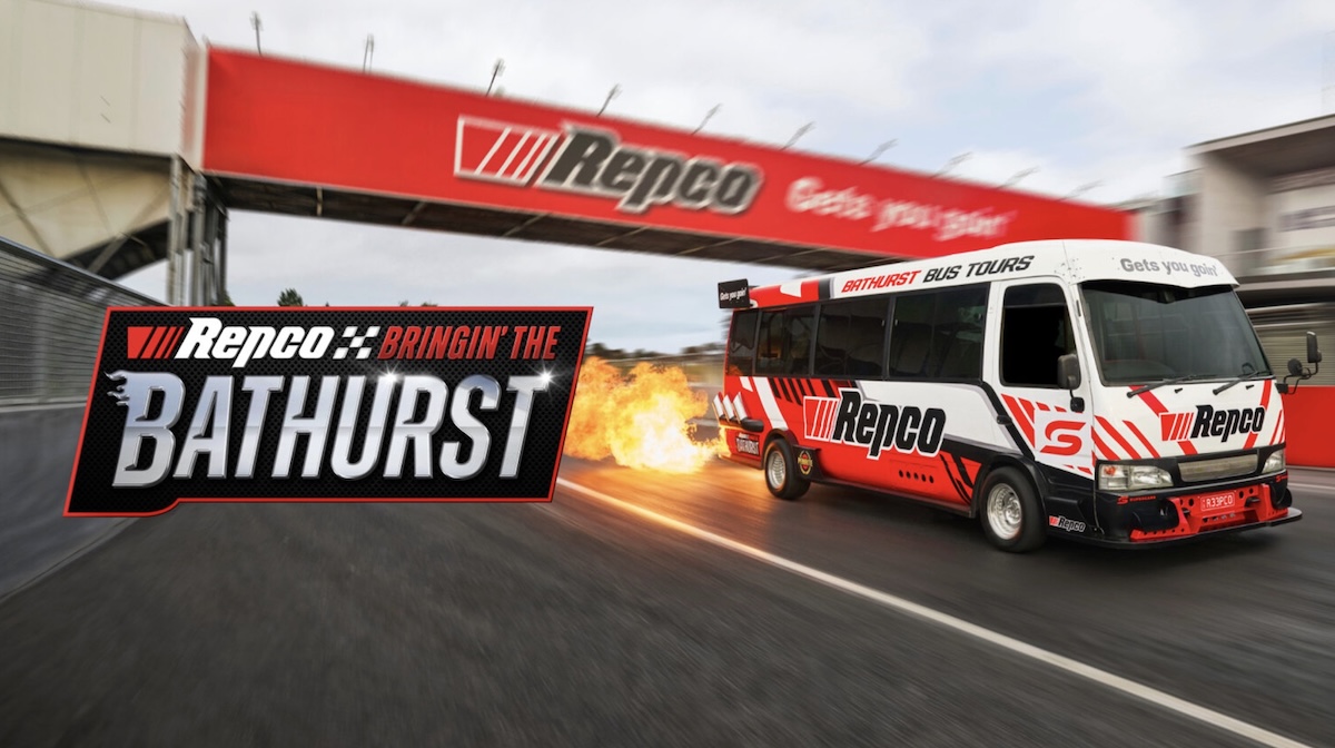 Repco takes fans on the ultimate Bathurst Bus Tour in new campaign via Thinkerbell