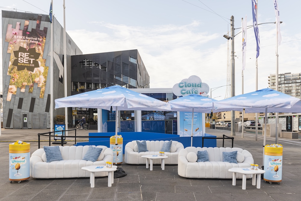 Bega invites Aussies to snack on cloud nine in new Whipped Peanut Butter experiential campaign via The Mark Agency and Starcom Australia