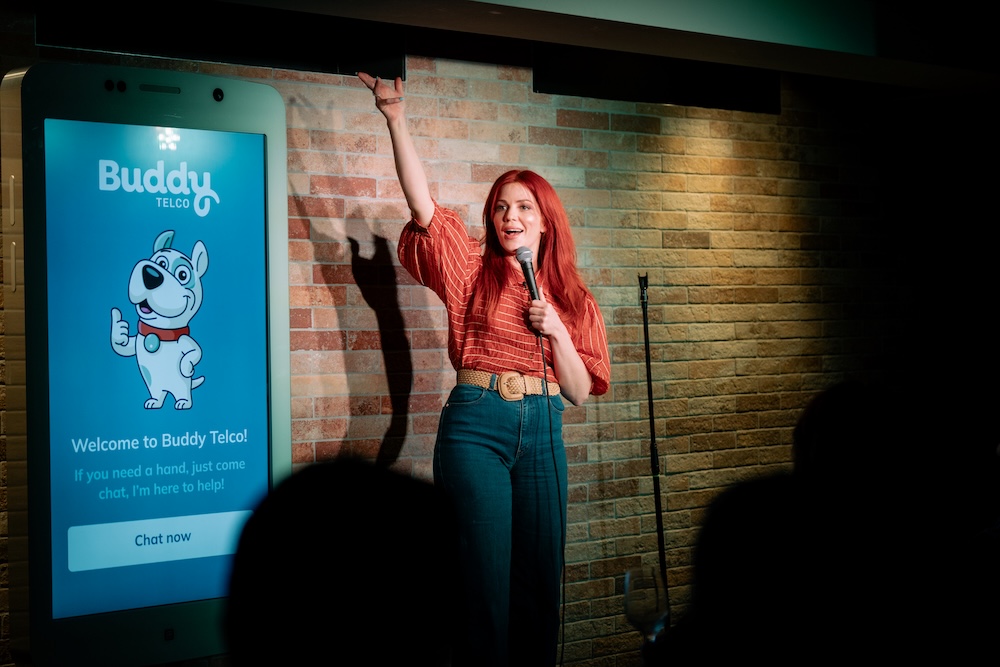 Buddy Telco brings tech-powered comedy to life in sold out show and campaign via alt/shift/