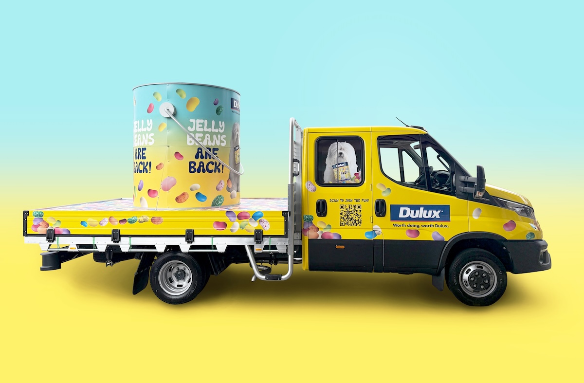 Dulux brings back iconic Jelly Beans campaign via DDB, Scooter, Initiative Media + In The Media PR