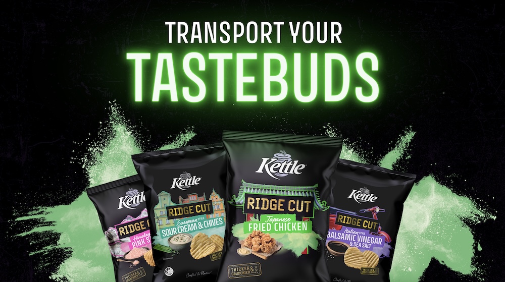 Kettle Ridge Cut chips takes tastebuds overseas in new campaign via Cummins&Partners