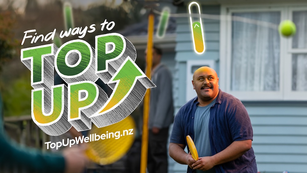 New Zealanders’ wellbeing gets a boost in new ‘Top Up’ campaign via VML New Zealand