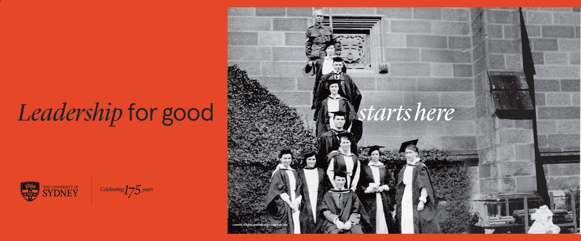 University of Sydney campaign celebrates 175 years of leadership for good via Today the Brave