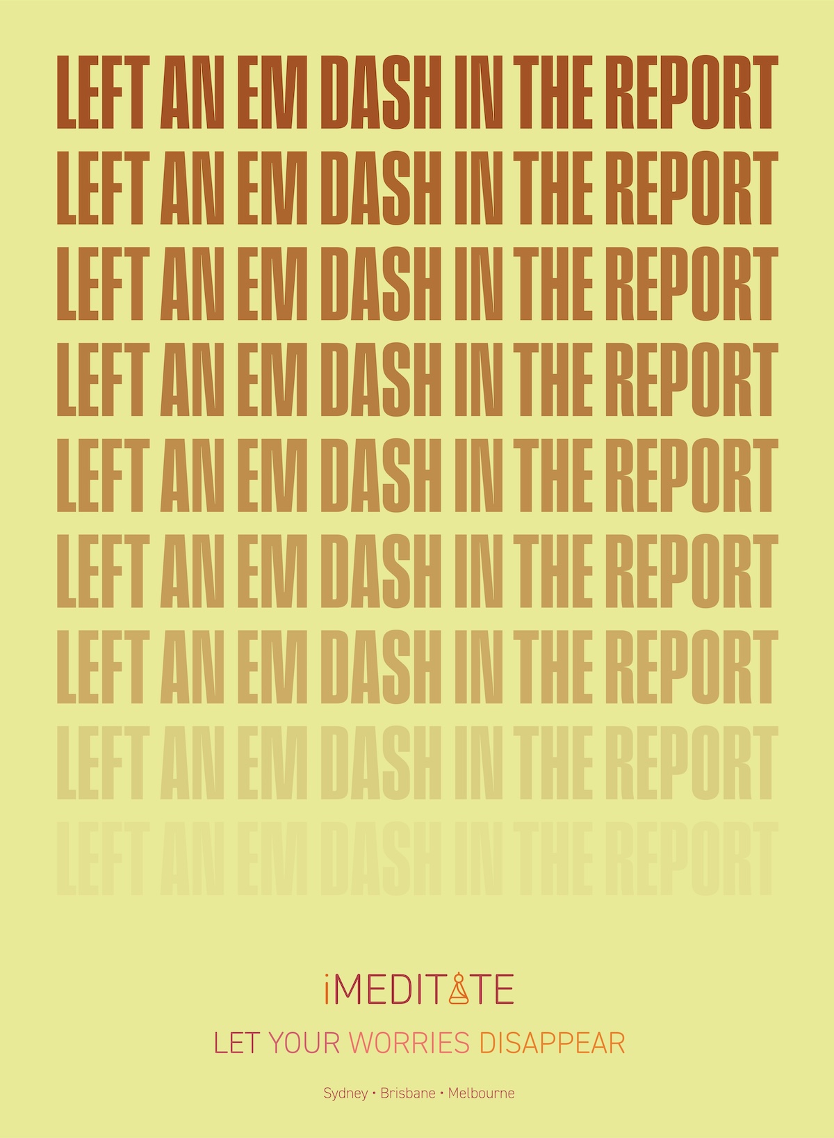 Meditation brand Imeditate partners with Oblong to tell people they don’t need to think so much