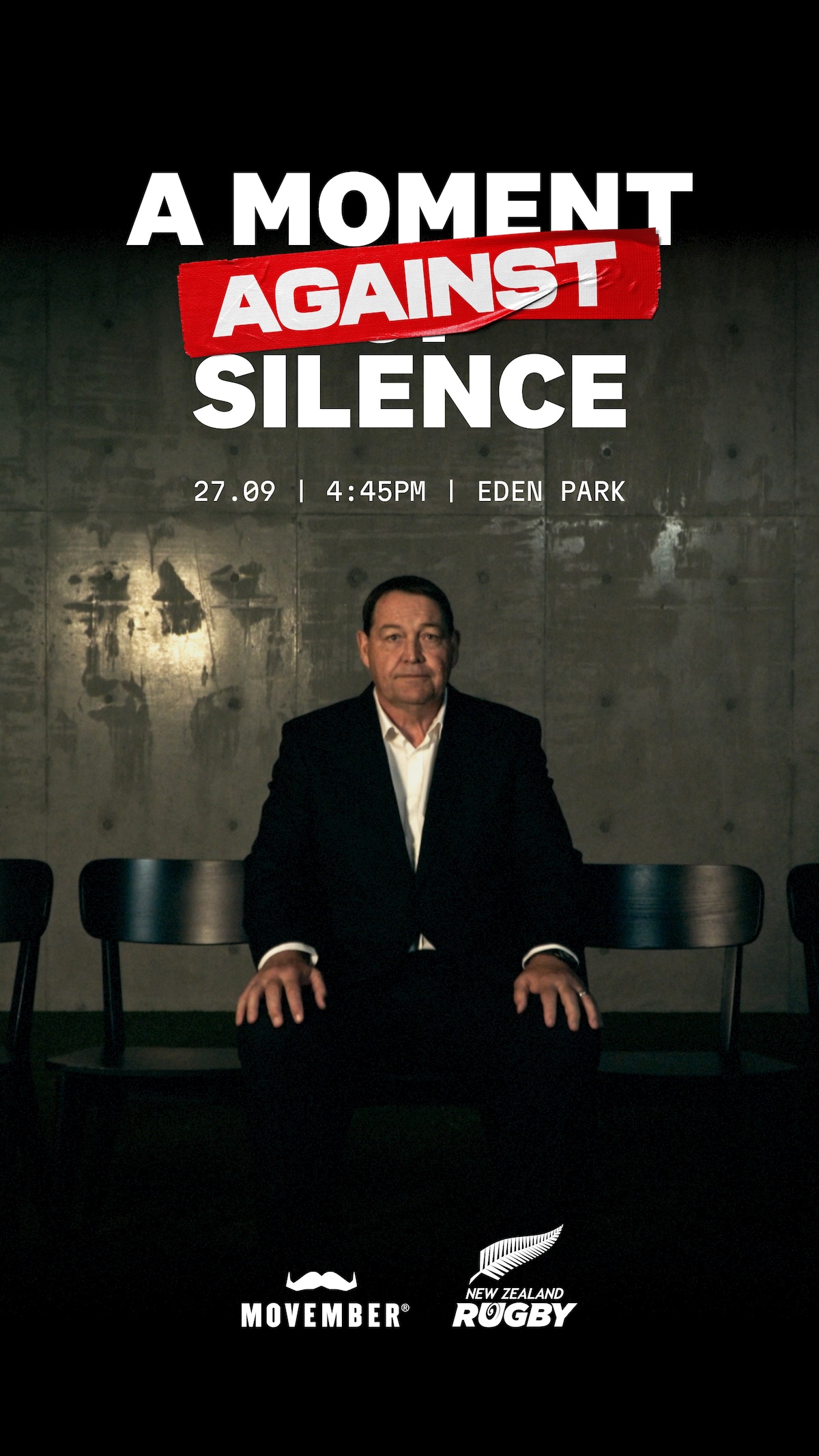 Movember and NZ Rugby urges noise over men’s suicide in new campaign via Dentsu Creative NZ
