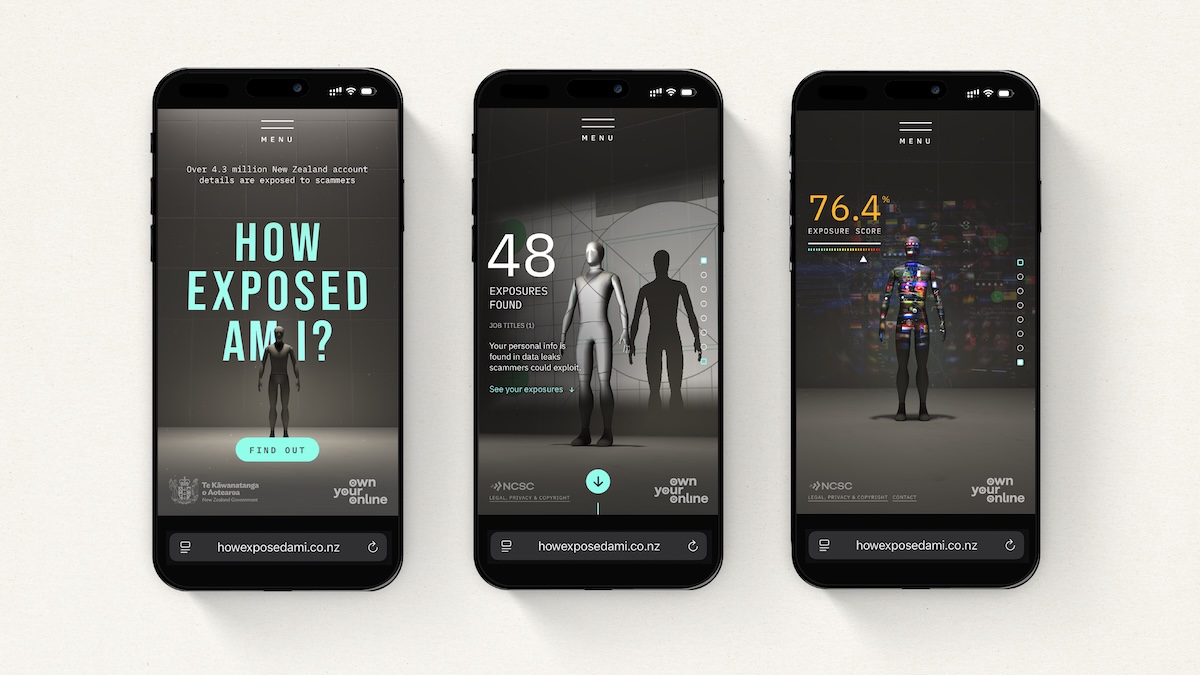 Own Your Online challenges Kiwi to ask “How Exposed Am I?” in new campaign via Special Wellington, Assembly and MBM