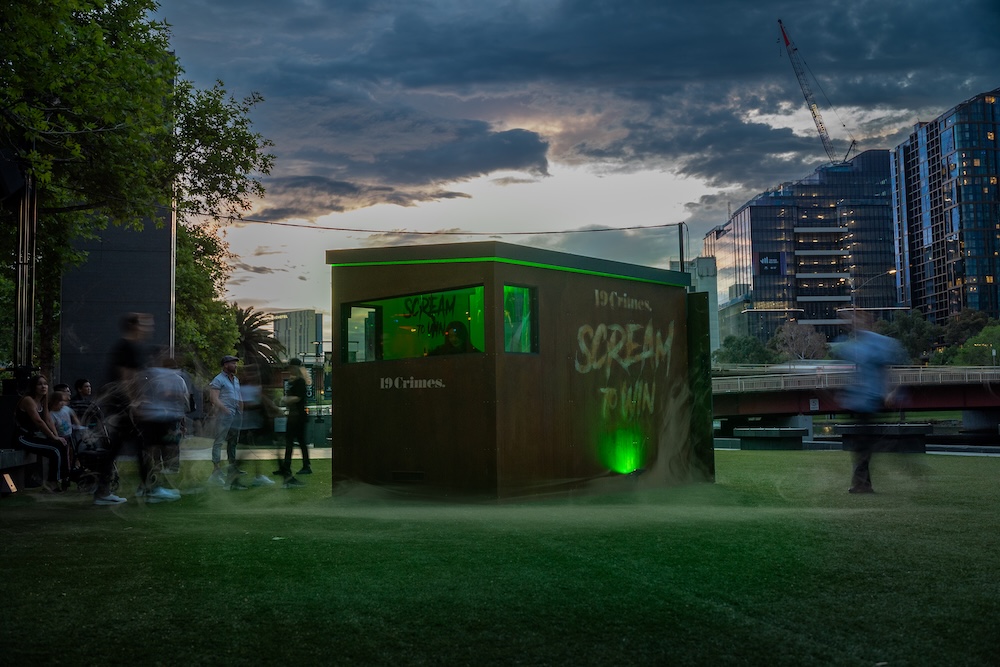 19 Crimes dares Aussies to ‘Scream to Win’ in Halloween activation via TWE, Splash and Mango