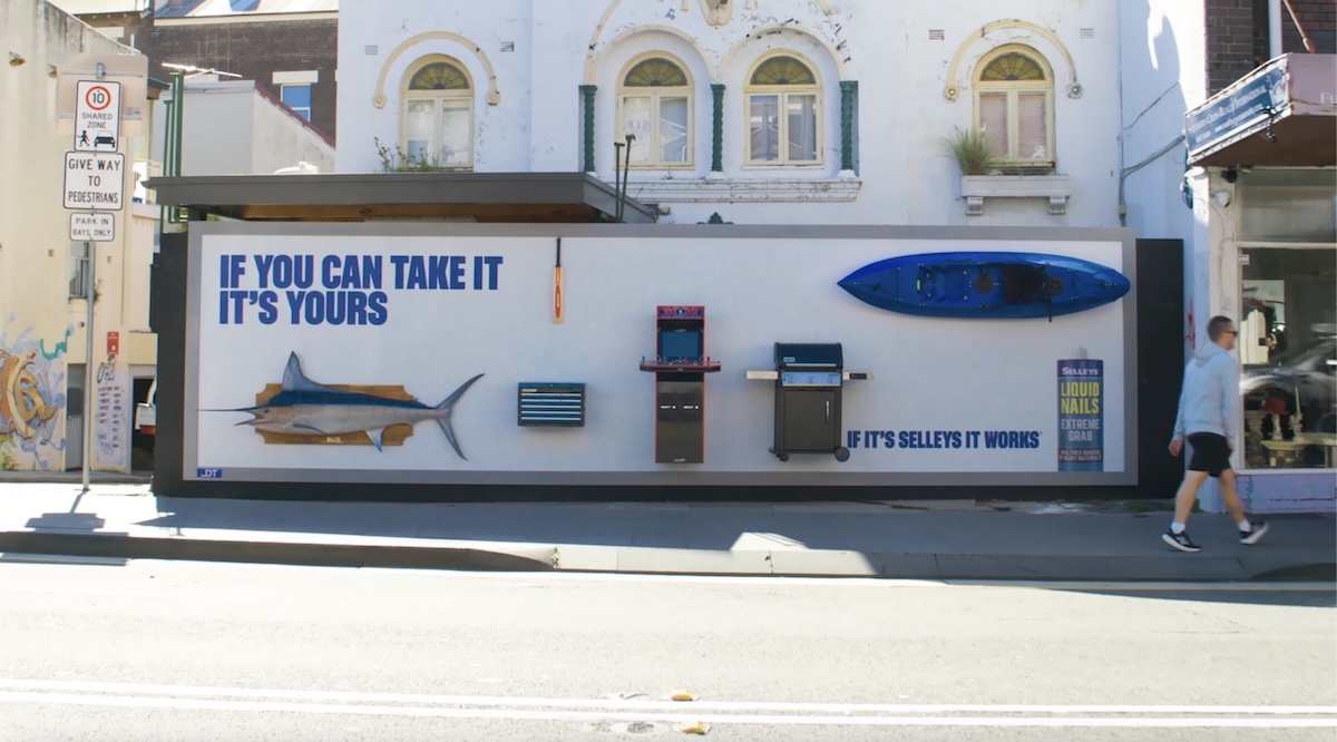Selleys Liquid Nails proves its unrivalled strength in unmissable stunt via Howatson+Co