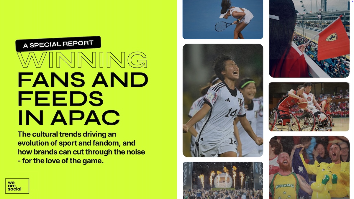 We Are Social’s report reveals the cultural trends shaping sports fandom across APAC