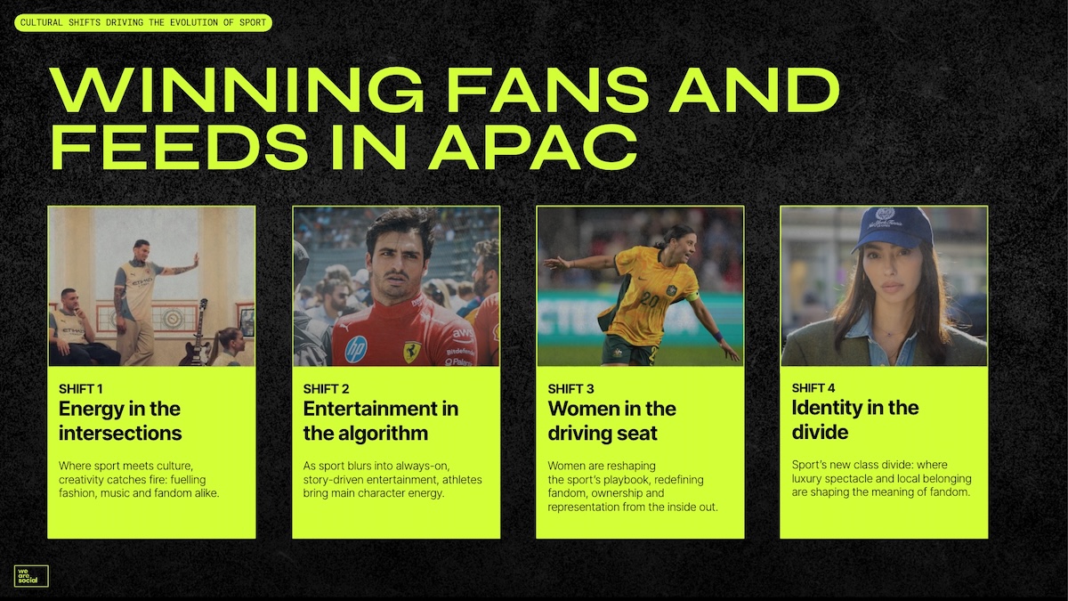 We Are Social’s report reveals the cultural trends shaping sports fandom across APAC