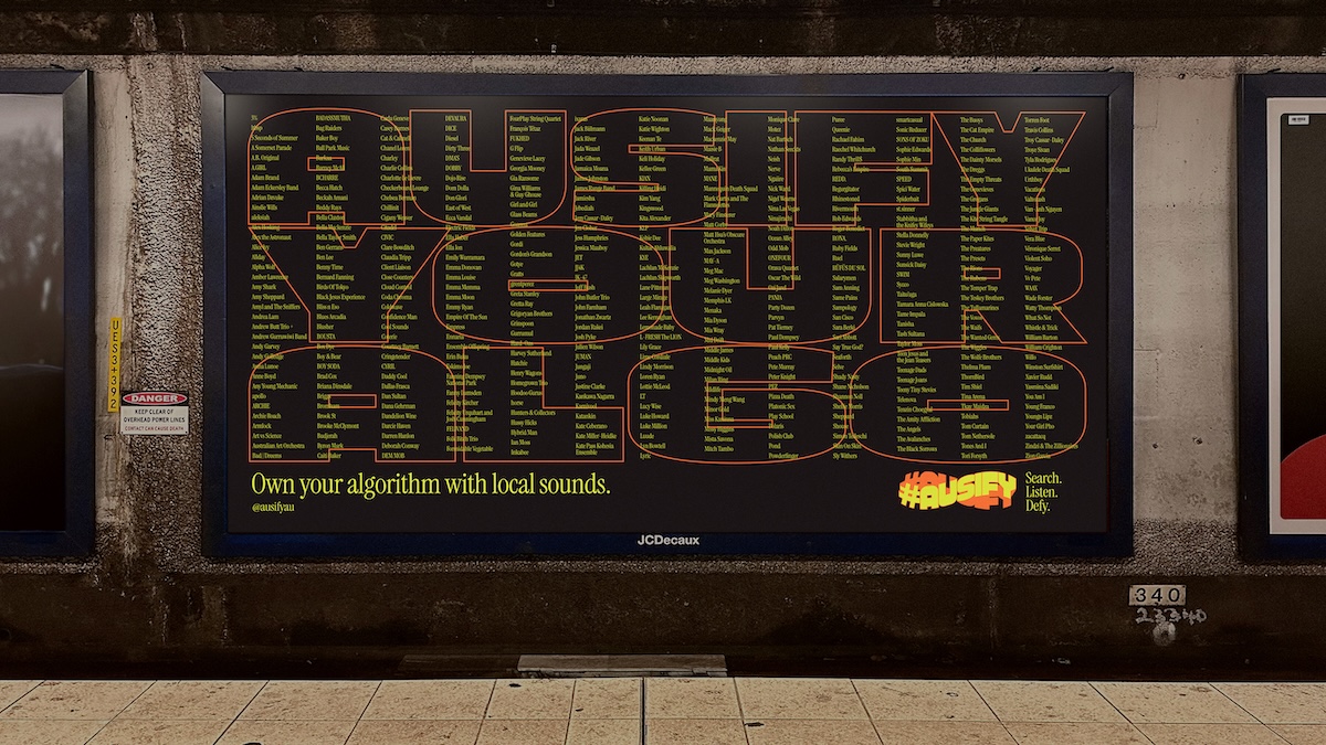 Music Australia encourages the nation to flood their feeds with local artists in new ‘Ausify Your Algo’ campaign via Bureau of Everything