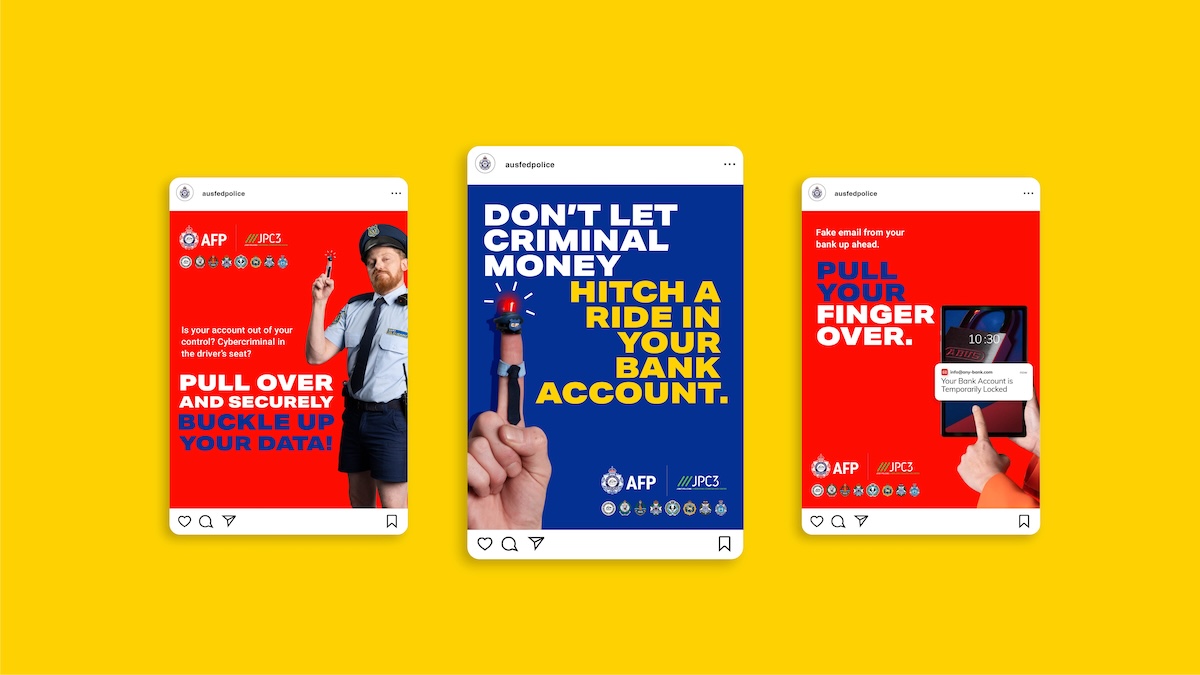 Tiny finger cop asks Aussies if they’re ‘ClickFit’ in AFP’s cyber safety campaign via Paper Moose