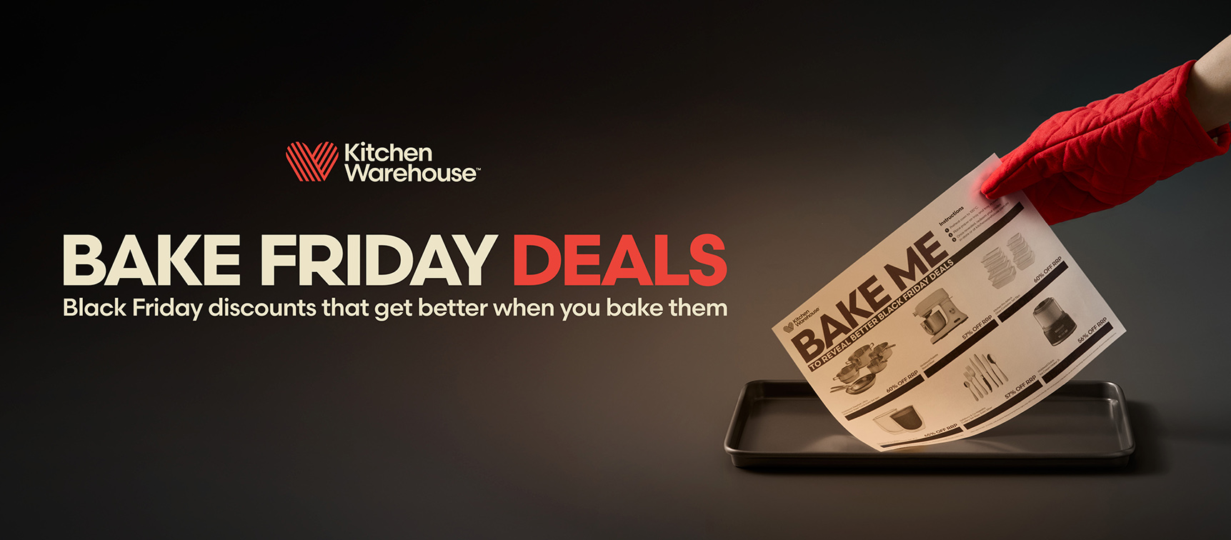 Kitchen Warehouse and Special introduce heat-activated ‘Bake Friday Deals’ for Black Friday