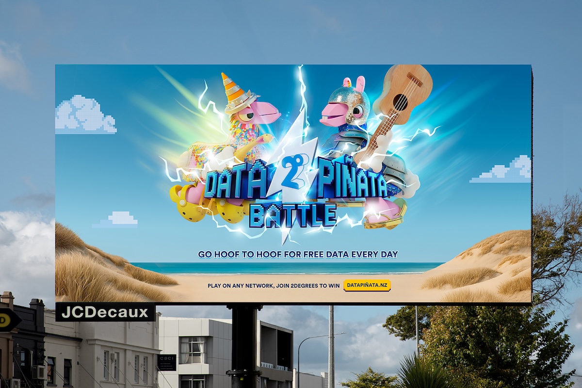 2degrees turns summer into a smash hit with Data Piñata Season 4 launch via TBWA NZ