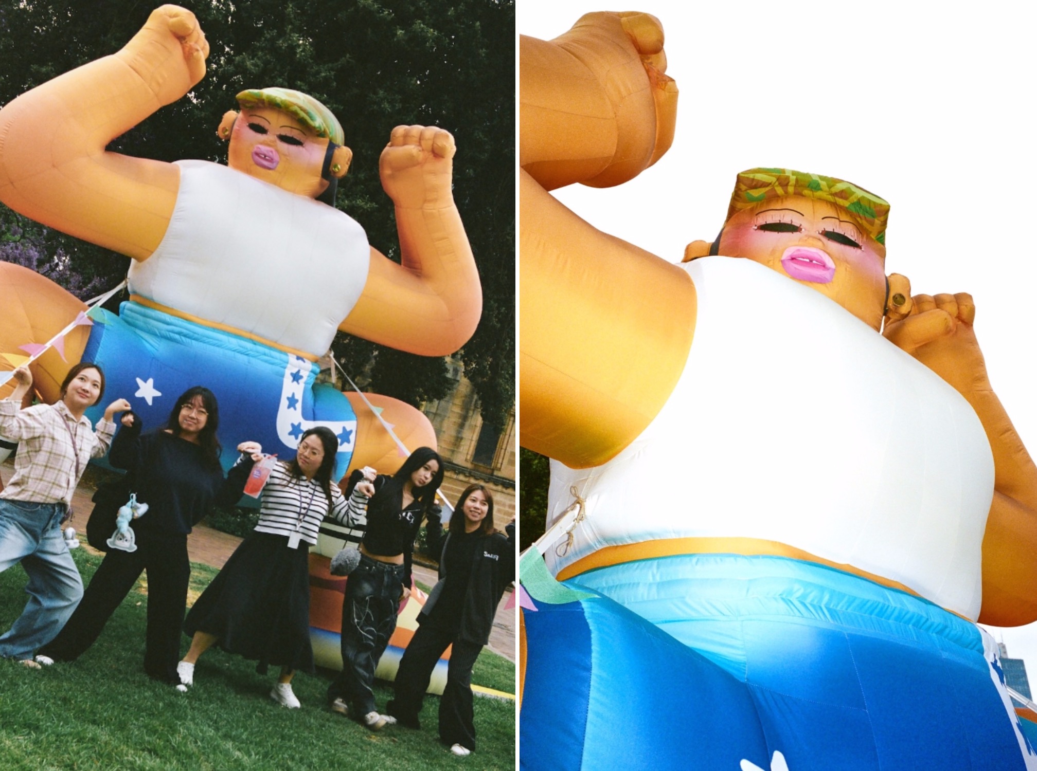 Parramatta Lanes 2025 festival draws record numbers with ‘Summer Kim’ inflatable by artist Haein Kim at its heart