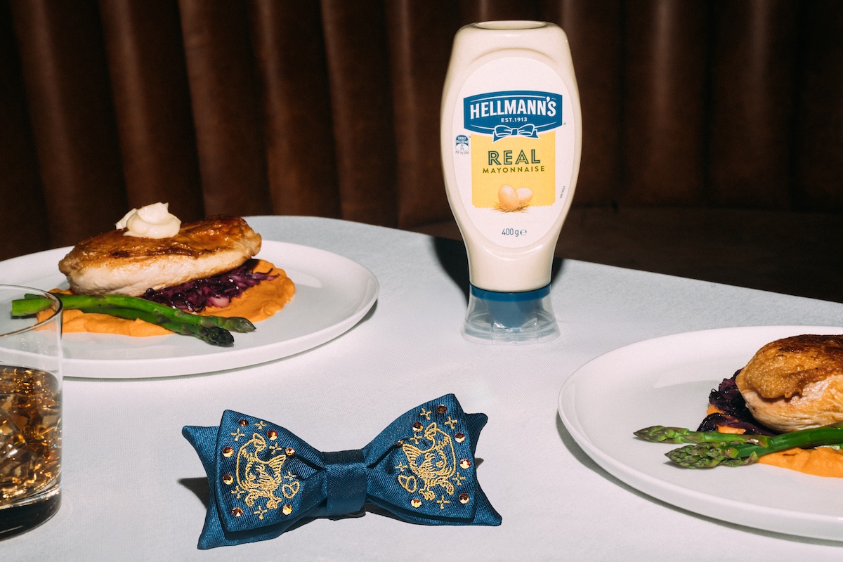 Hellmann’s turns mayo smuggling into condiment couture with the BYO Bow via Thinkerbell