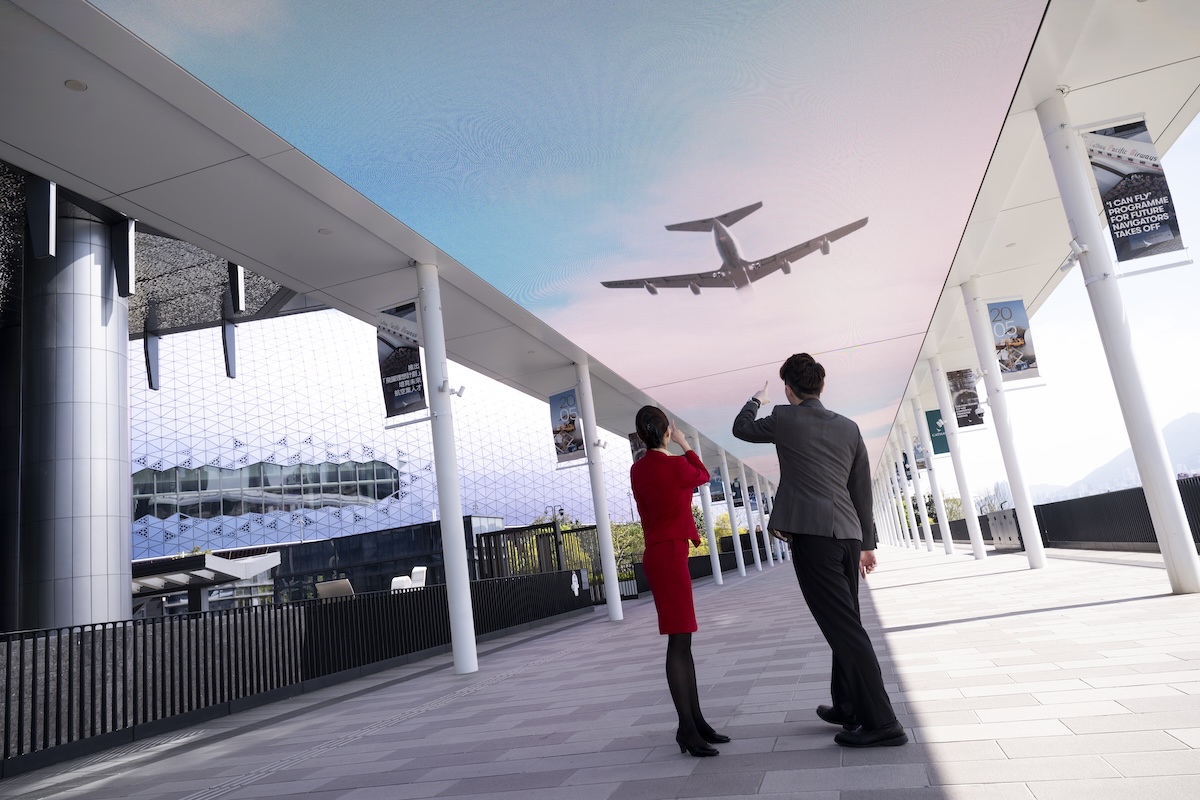 T&DA creates groundbreaking 100-meter visual experience ‘Taking off again with Kai Tak’ for Cathay at Kai Tak Sports Park