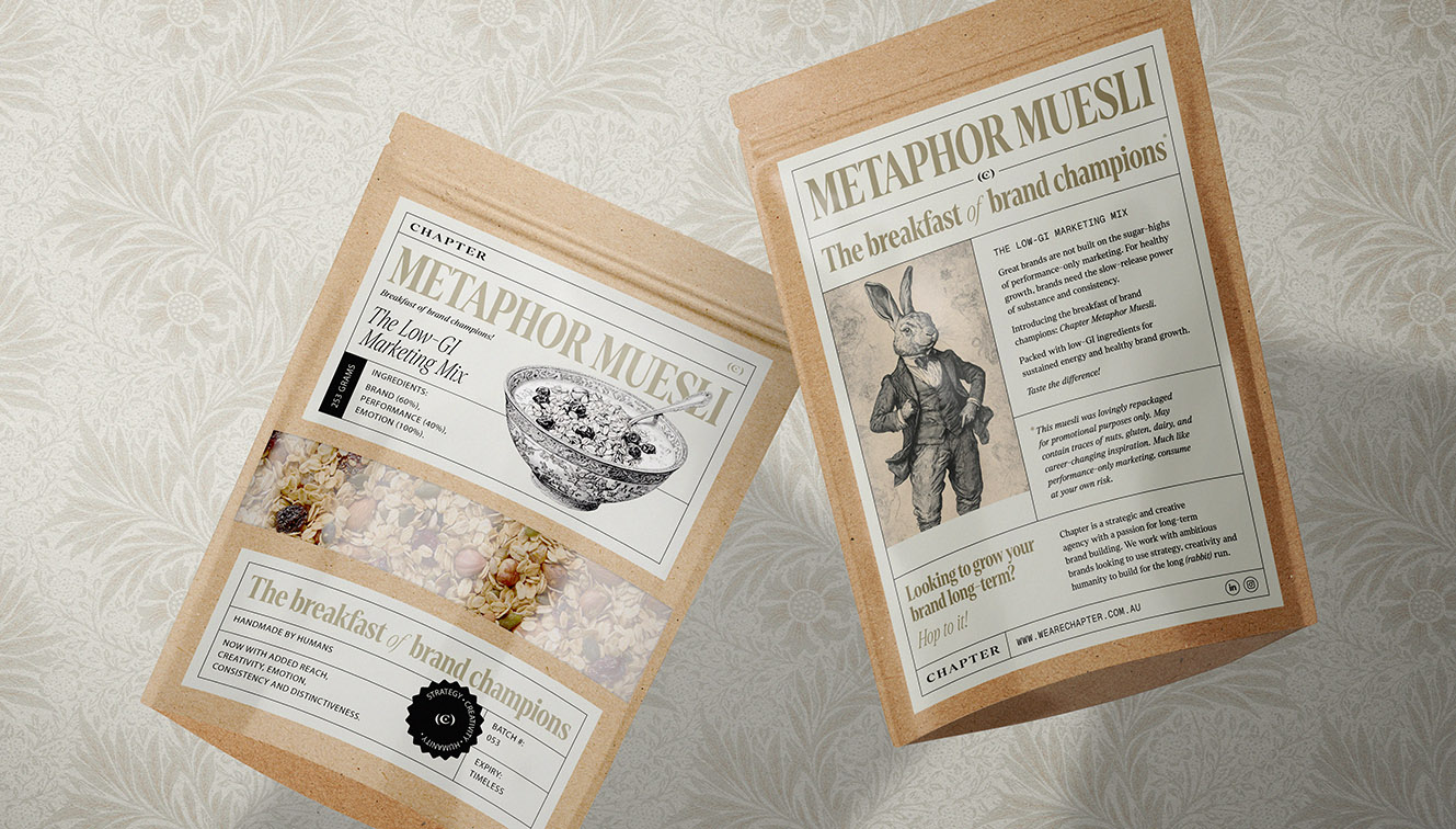 Chapter Perth serves up ‘Metaphor Muesli’ to offer a fresh take on brand-building education