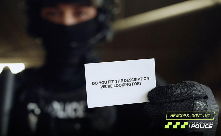NZ Police ask ‘Do you fit the description we’re looking for?’ in recruitment drive via EightyOne
