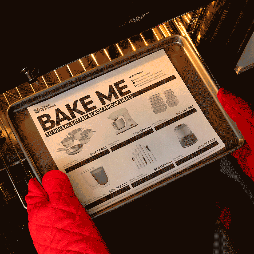 Kitchen Warehouse and Special introduce heat-activated ‘Bake Friday Deals’ for Black Friday
