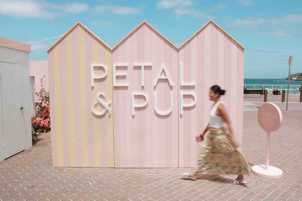 Petal & Pup brings summer style to Bondi Beach in new pop-up activation via Curious Nation 