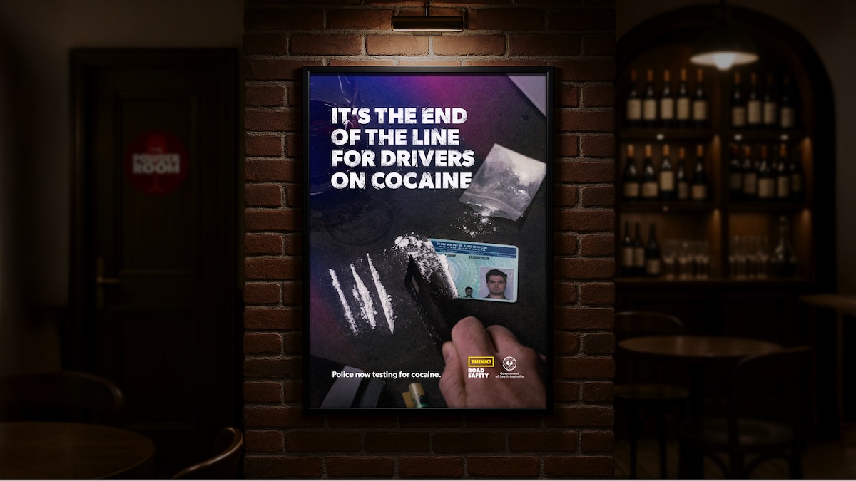 It’s the end of the line for cocaine drivers in South Australia with new campaign via SAUCE.