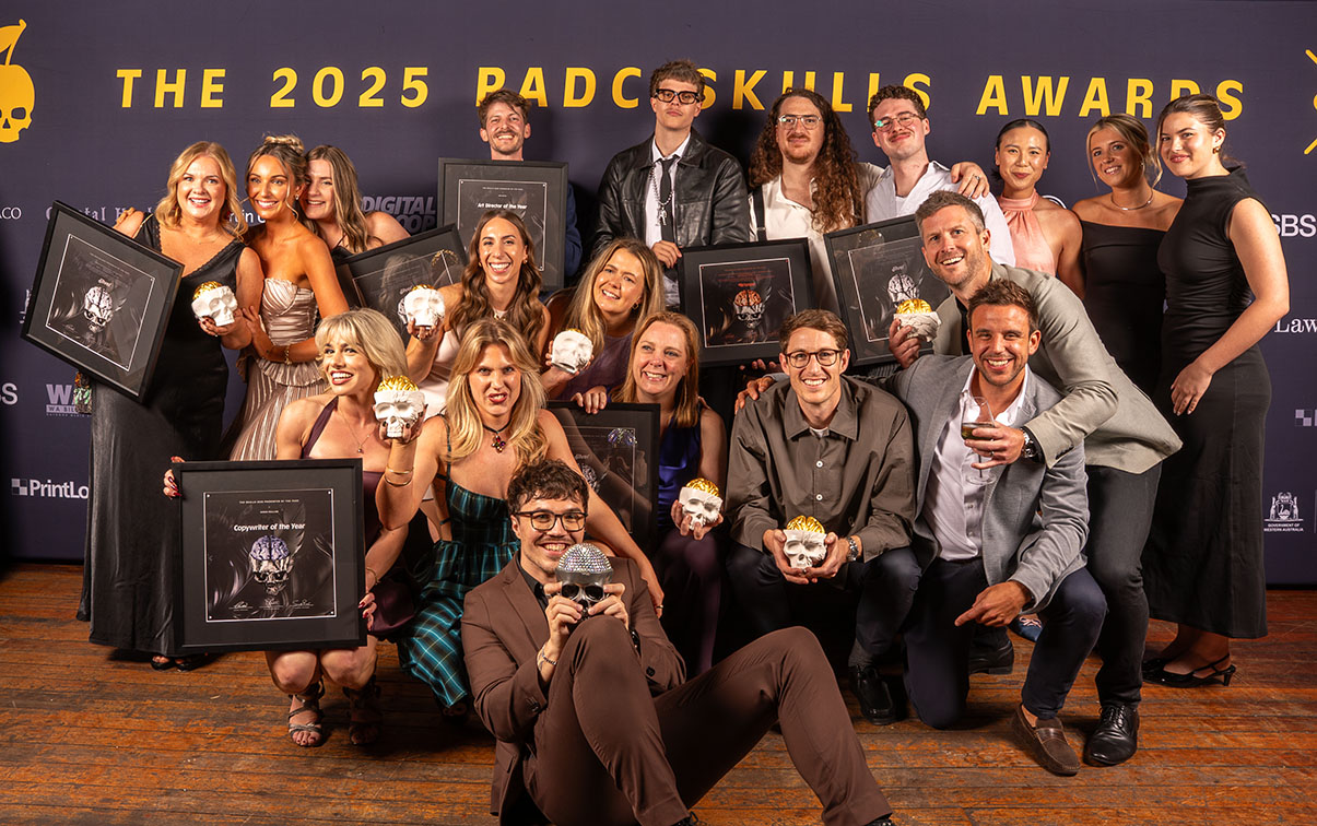 Rare steals the show at 2025 PADC Skulls Awards: WA Primary Health Alliance’s ‘The Black Puppy’ campaign wins Best of Show and 3 Gold skulls