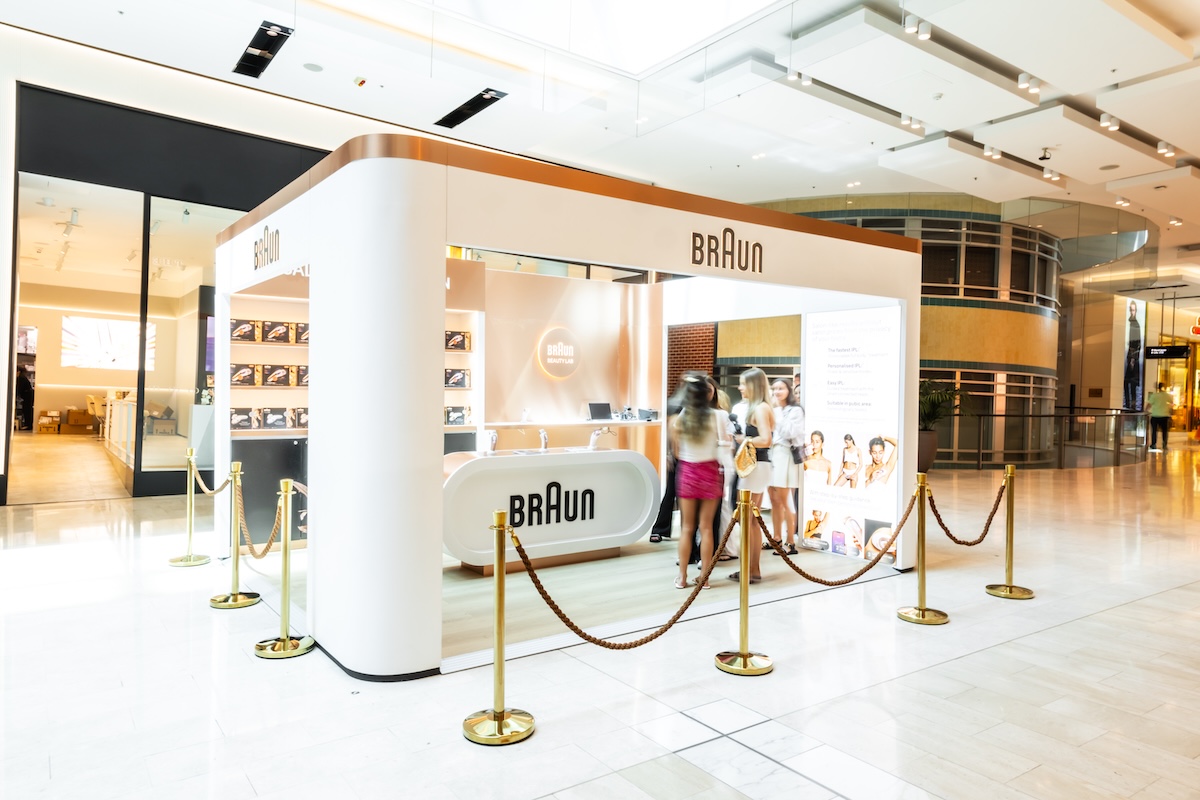 Braun activates the Beauty Lab pop-up at Bondi for new IPL 7 launch via Banter