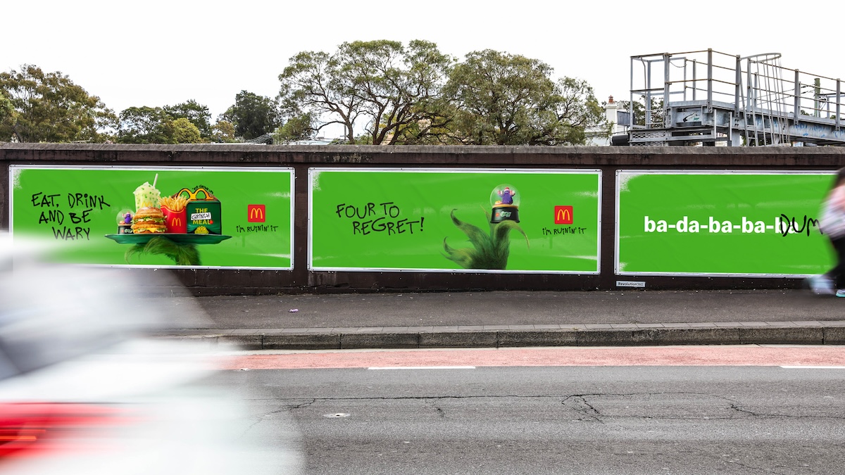 The Grinch Is Ruinin’ It at Macca’s this summer in new Xmas campaign via Wieden+Kennedy Sydney