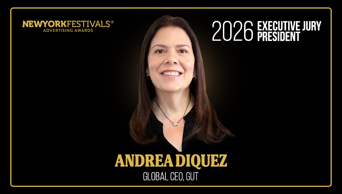 Andrea Diquez, Global CEO of GUT Named Executive Jury President for 2026 NYF Advertising Awards