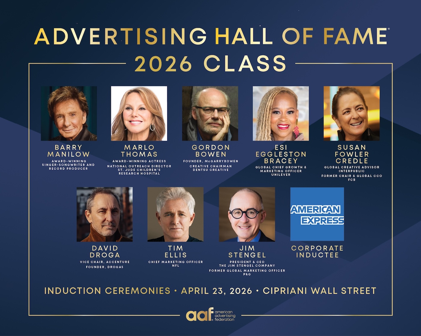 Aussie expat David Droga among six legends to be inducted into 75th AAF Advertising Hall of Fame