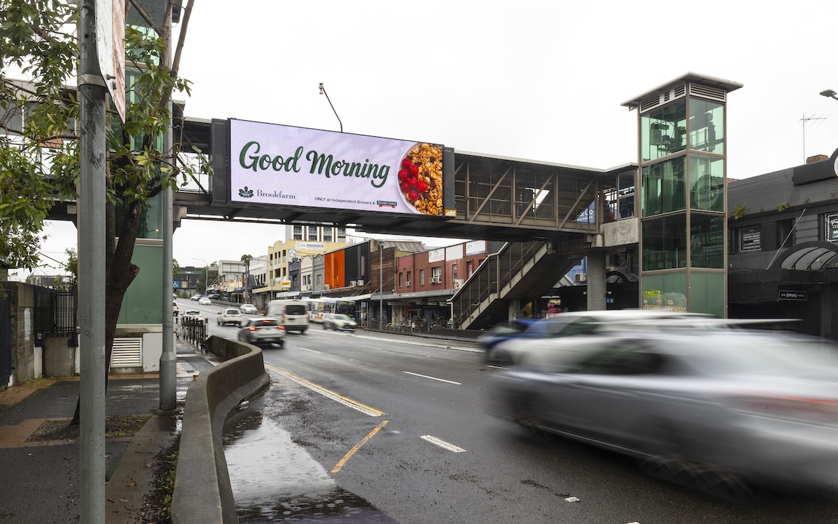 Brookfarm wishes Aussies a Good Morning in new out of home campaign via Something™