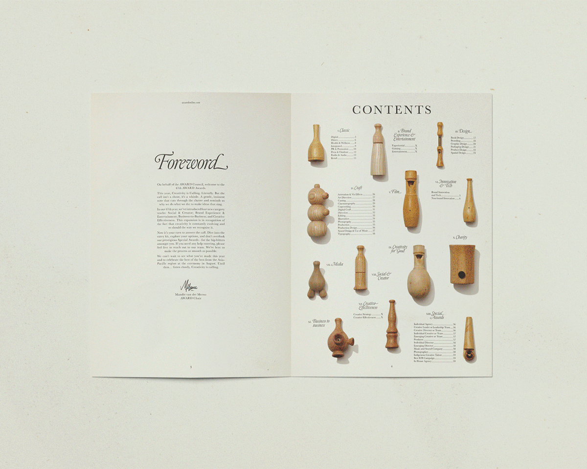 The 47th AWARD Awards launches with new campaign via Bear Meets Eagle on Fire