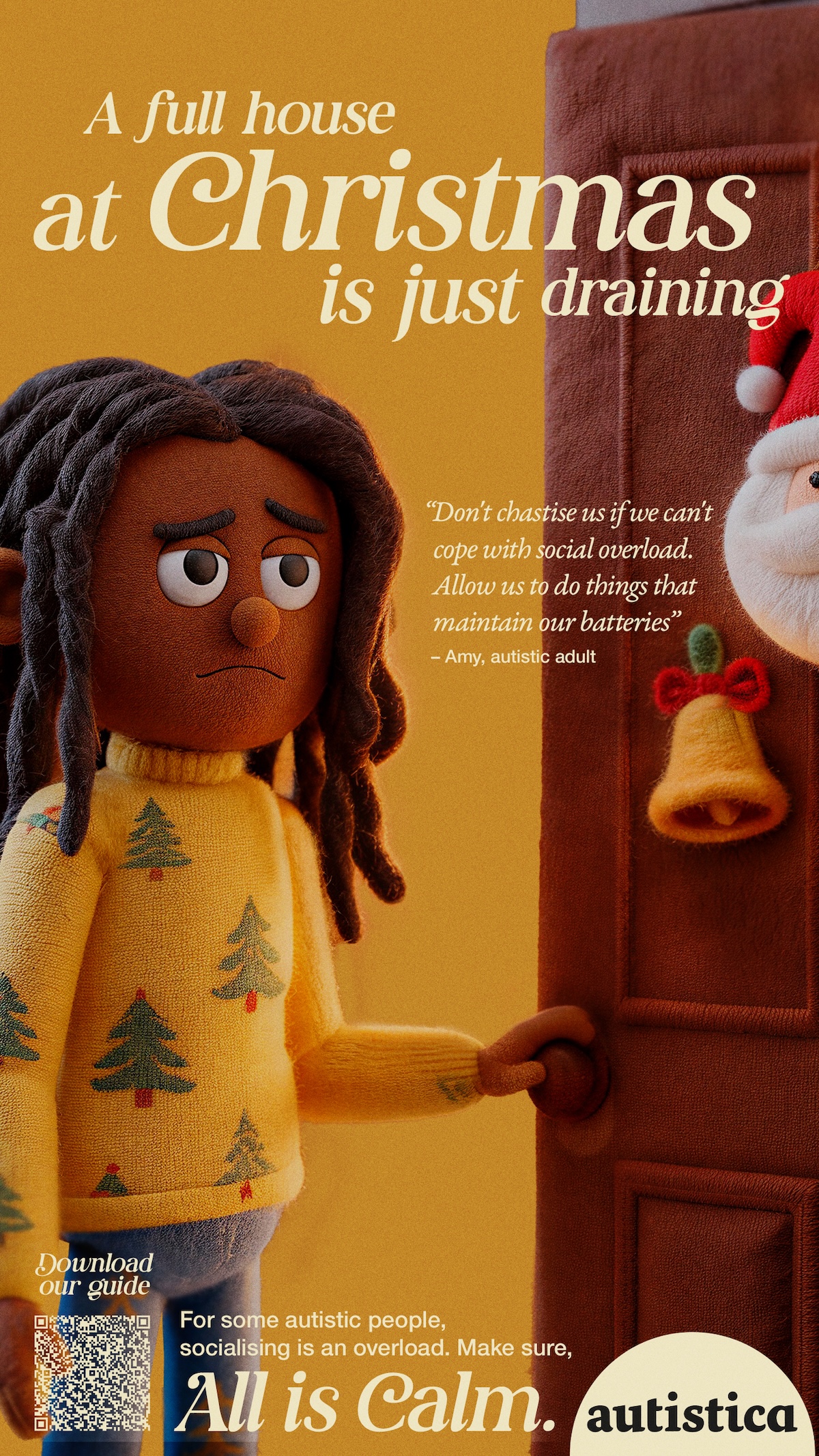 Autistica highlights hidden challenges of Xmas for people with autism in new work via DOJO UK