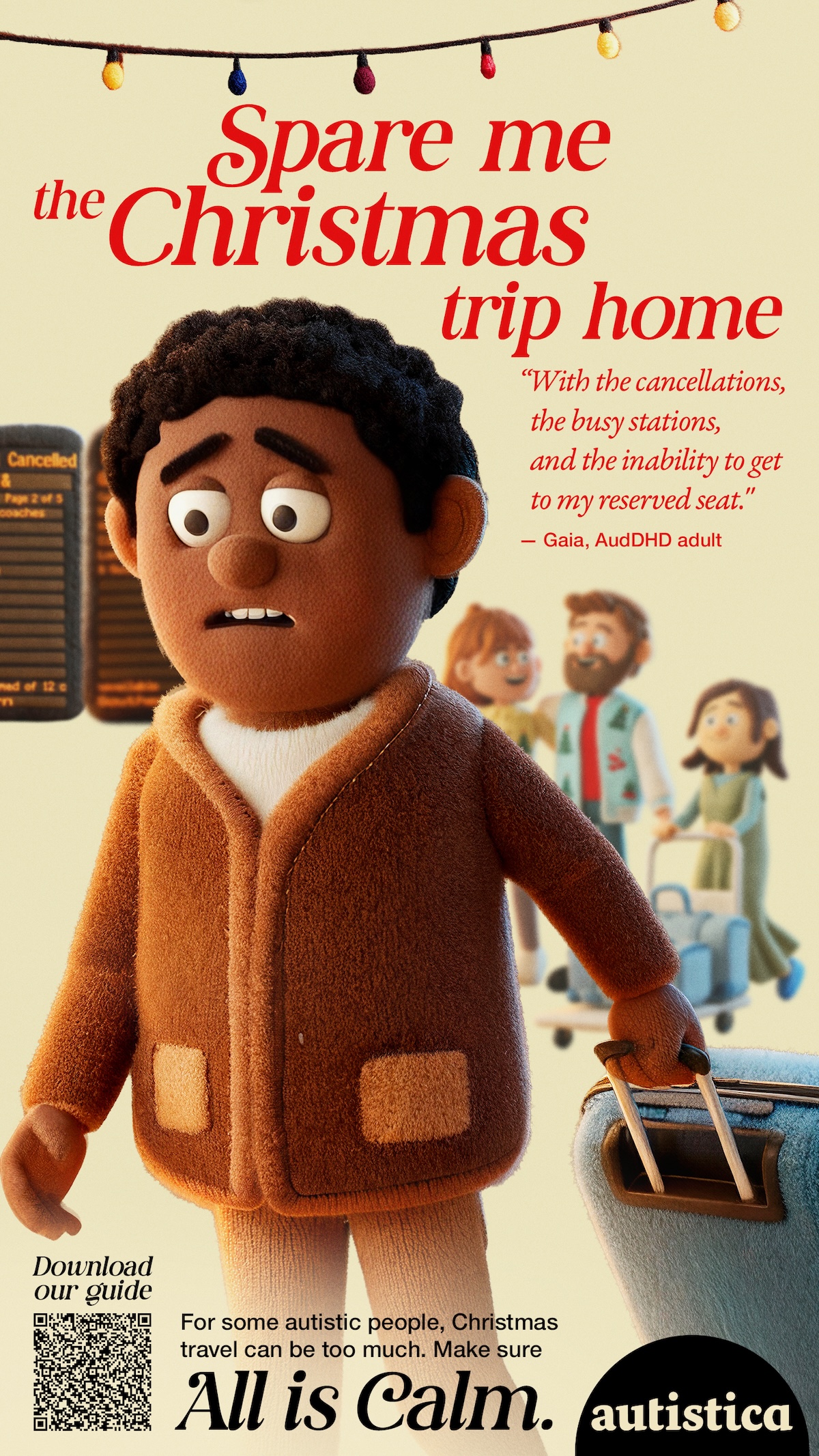 Autistica highlights hidden challenges of Xmas for people with autism in new work via DOJO UK