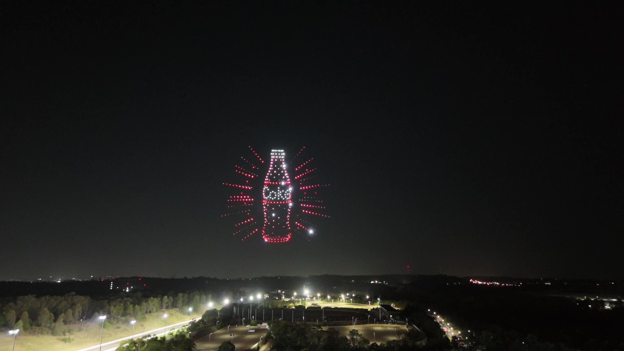 Coca-Cola lights up The Salvos Carols in the Domain with 500-drone show spectacular