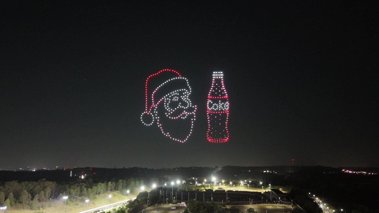 Coca-Cola lights up The Salvos Carols in the Domain with 500-drone show spectacular