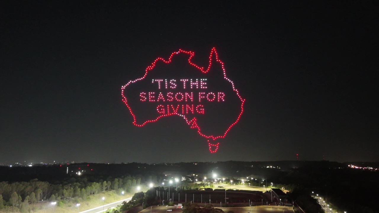 Coca-Cola lights up The Salvos Carols in the Domain with 500-drone show spectacular