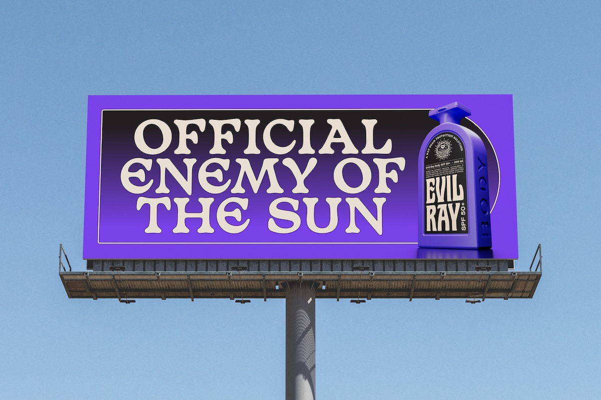 Pembleton launches Evil Ray: A sun protection company calling the sun out for what it is – an evil entity trying to kill us all