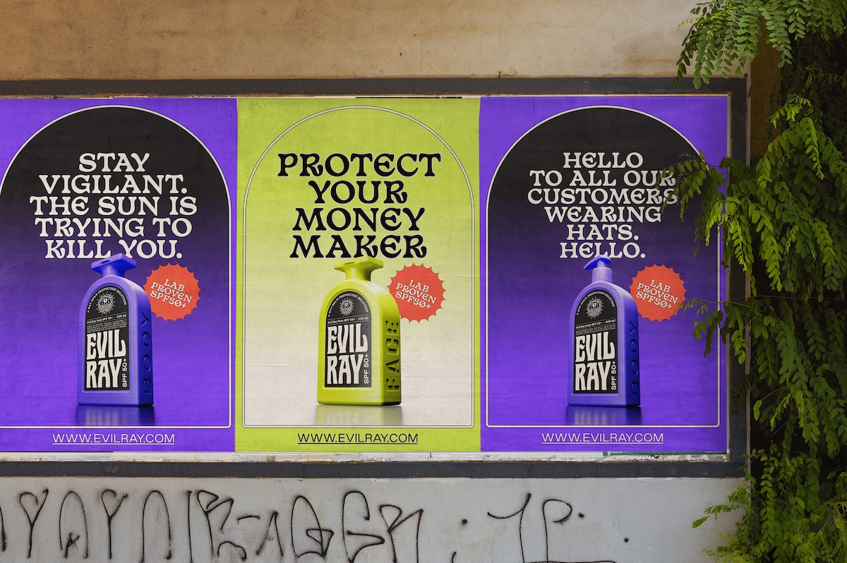 Pembleton launches Evil Ray: A sun protection company calling the sun out for what it is – an evil entity trying to kill us all