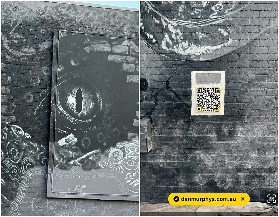 Made You Look Media unleashes the Kraken in North Perth with latest hand painted mural