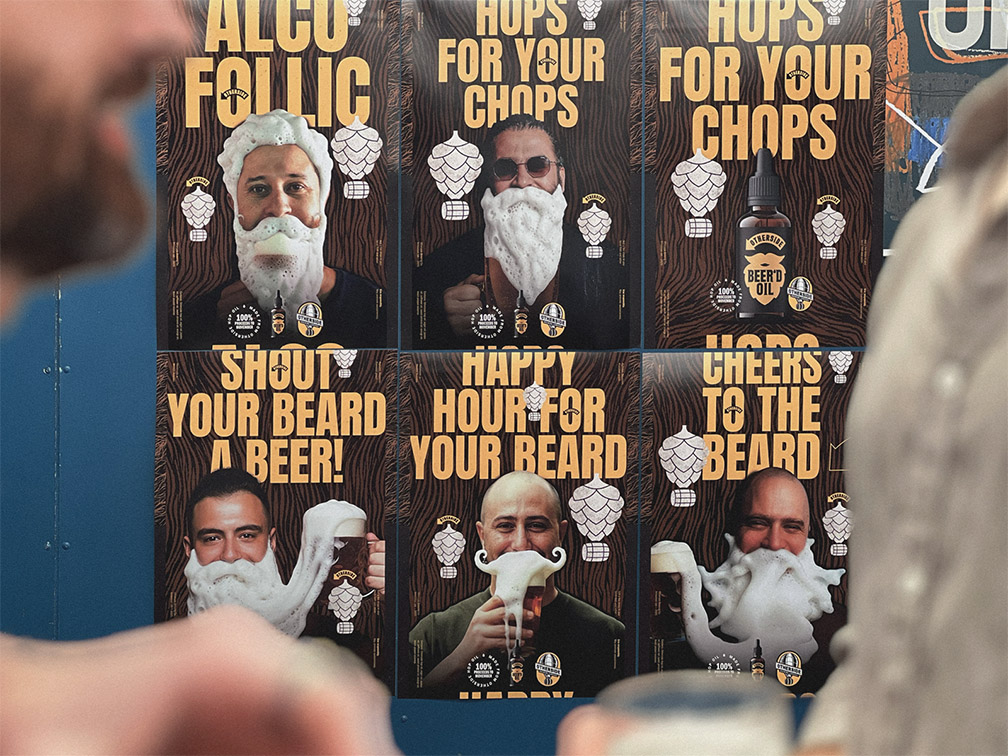 Otherside and Wildlings Perth brew up BEER’D OIL – A beard oil made from real hops